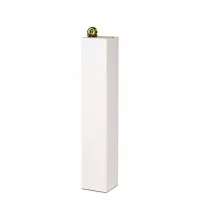 MDF witte sokkels | plantenzuilen | zuilen wit MDF zijdeglans