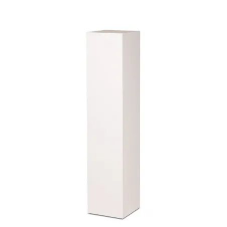 MDF witte sokkels | plantenzuilen | zuilen wit MDF zijdeglans