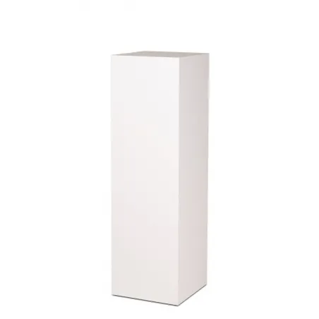 MDF witte sokkels | plantenzuilen | zuilen wit MDF zijdeglans