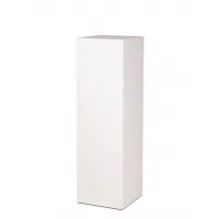 MDF witte sokkels | plantenzuilen | zuilen wit MDF zijdeglans