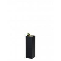 MDF zwarte sokkels | plantenzuilen | zuilen zwart MDF zijdeglans