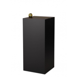 MDF zwarte sokkels | plantenzuilen | zuilen zwart MDF zijdeglans