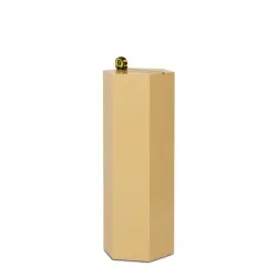 Sekskantet podie, farver, 40 x 100 cm
