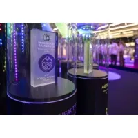 Plexiglas montre rund, D20 cm, H20 cm