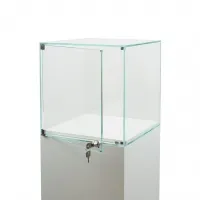 Glasmontre med dør