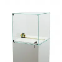 Glasmontre med dør