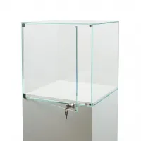 Glasmontre med dør