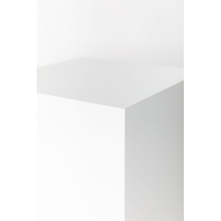 MDF witte sokkels | plantenzuilen | zuilen wit MDF zijdeglans