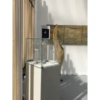 vitrine med dør