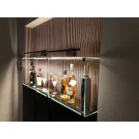 Glasmontre med dør