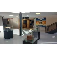 vitrine med dør