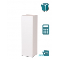 sokkels MDF blank overschilderbaar | zuilen MDF blank wit voorgegr