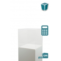 Plexiglas beschermkap | plexiglas stolp | maquettekap op maat