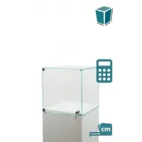 vitrine med dør