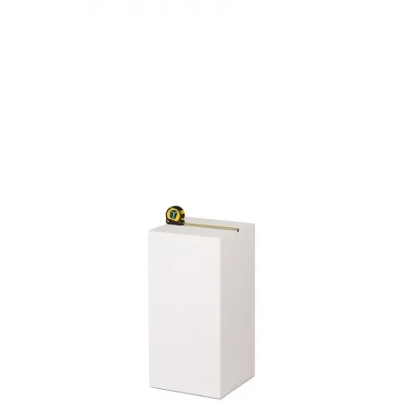 MDF witte sokkels | plantenzuilen | zuilen wit MDF zijdeglans
