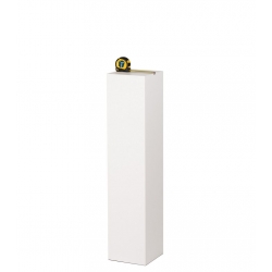 MDF witte sokkels | plantenzuilen | zuilen wit MDF zijdeglans